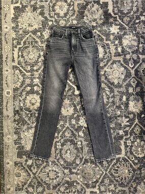 Hudson Holly Straight Black Wash Jeans